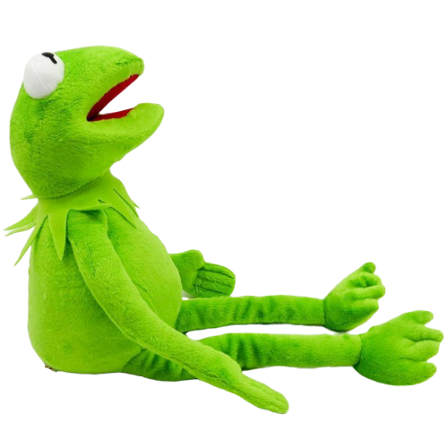 eden full body kermit the frog hand puppet